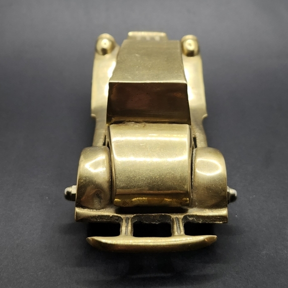 VTG 3D Brass Antique Car Model, vehicle Model, home decor, office decor - Picture 8 of 14